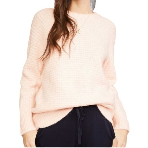 Lou & Grey Light Pink Texturestitch Sweater Sz S - Picture 12 of 13